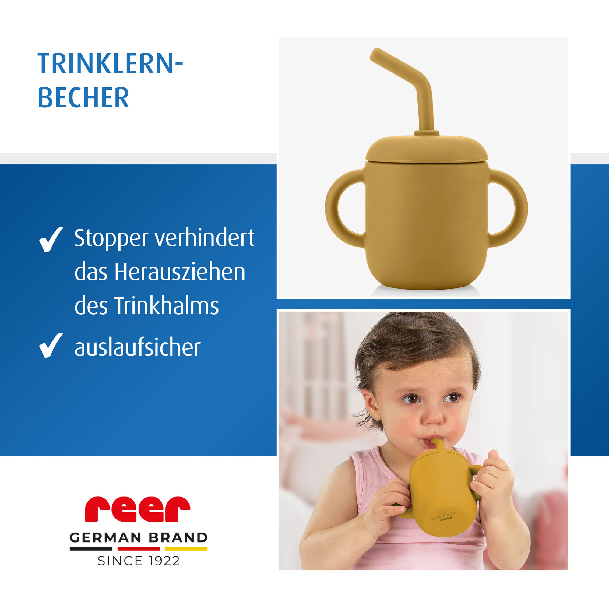 2in1 Trink- & Snackbecher, gelb