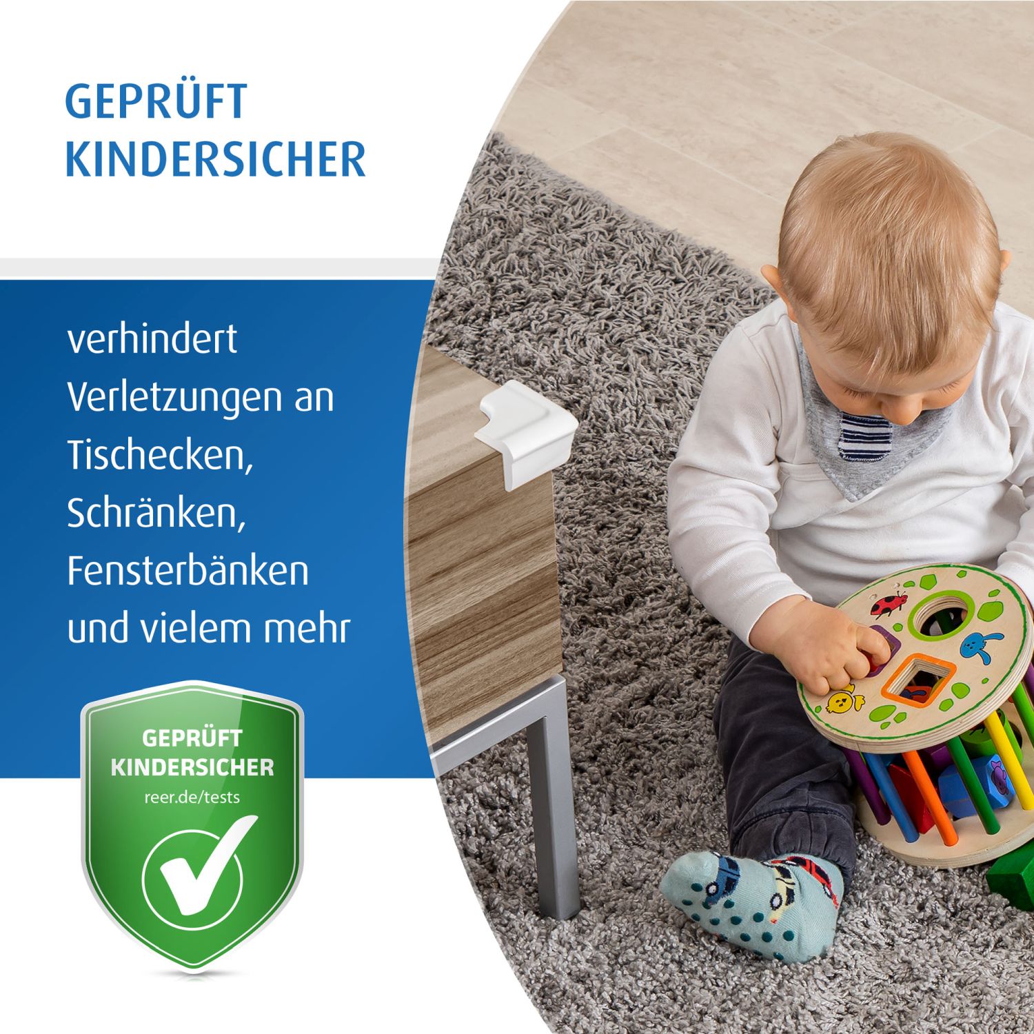 Eckenschutz soft, weiß