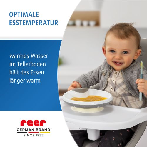 Warmhalteteller mit Saugnapf