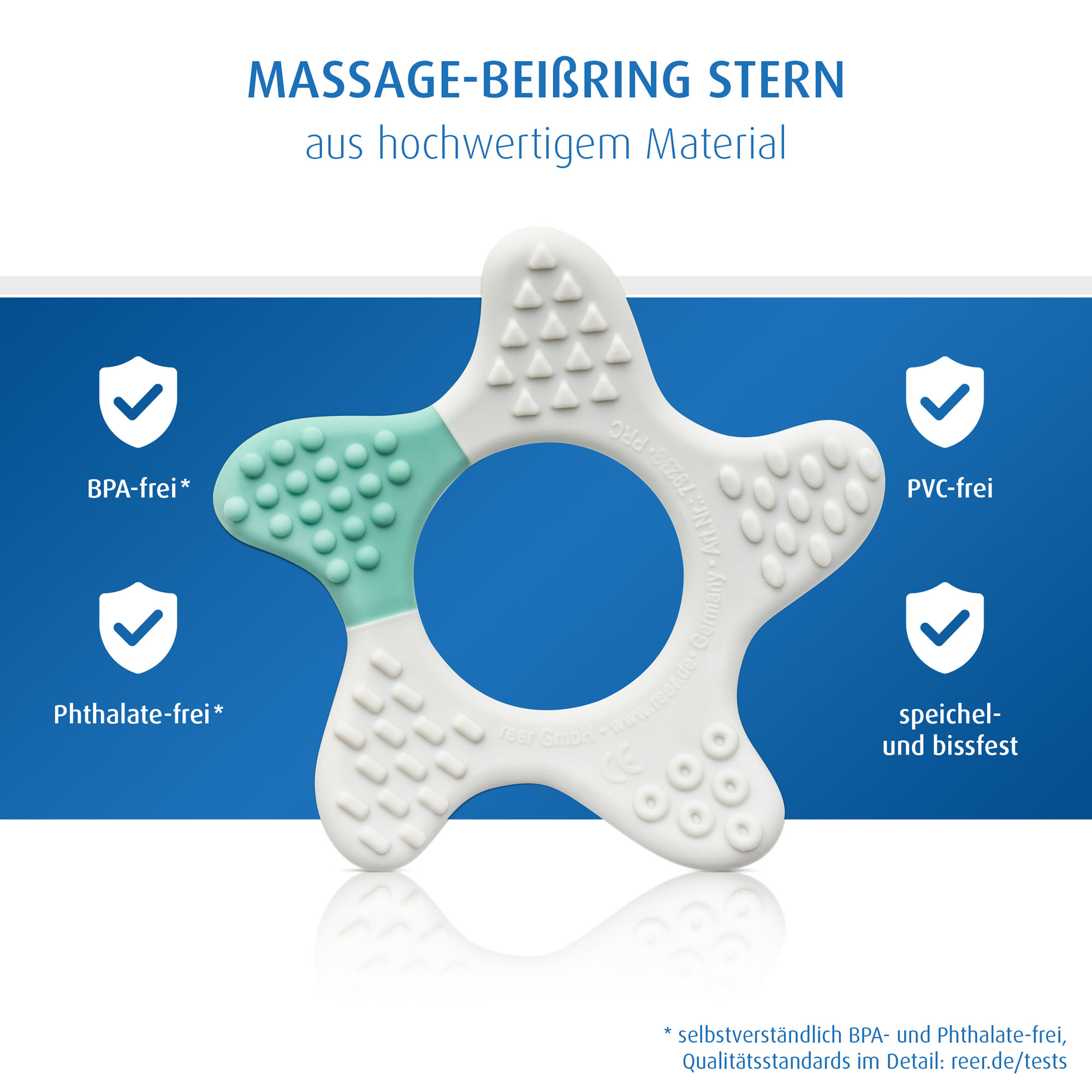 Massage teething ring Star