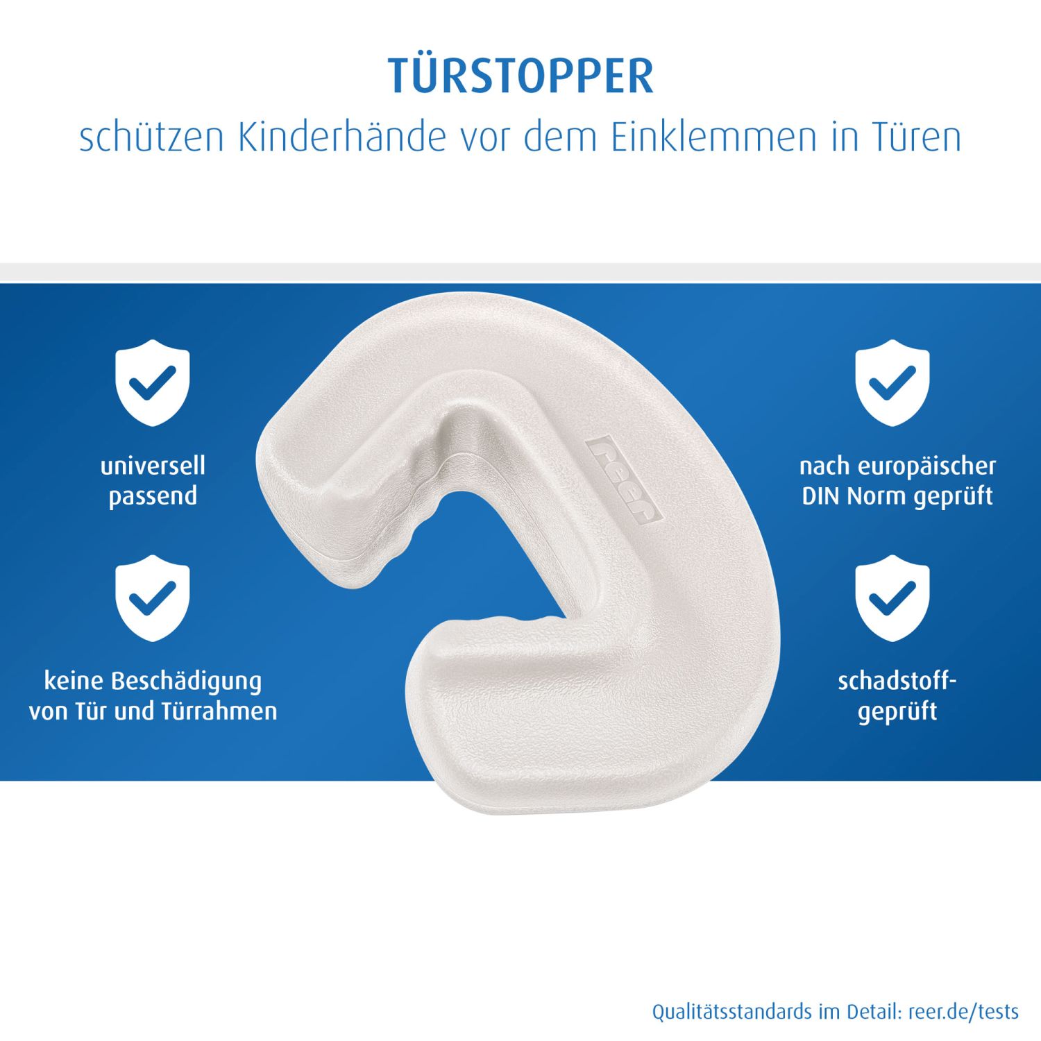 Vorteilspack Türstopper, transparent, 3 Stück