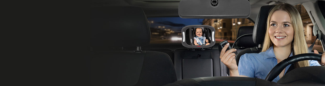 BabyView LED Auto-Sicherheitsspiegel mit Licht