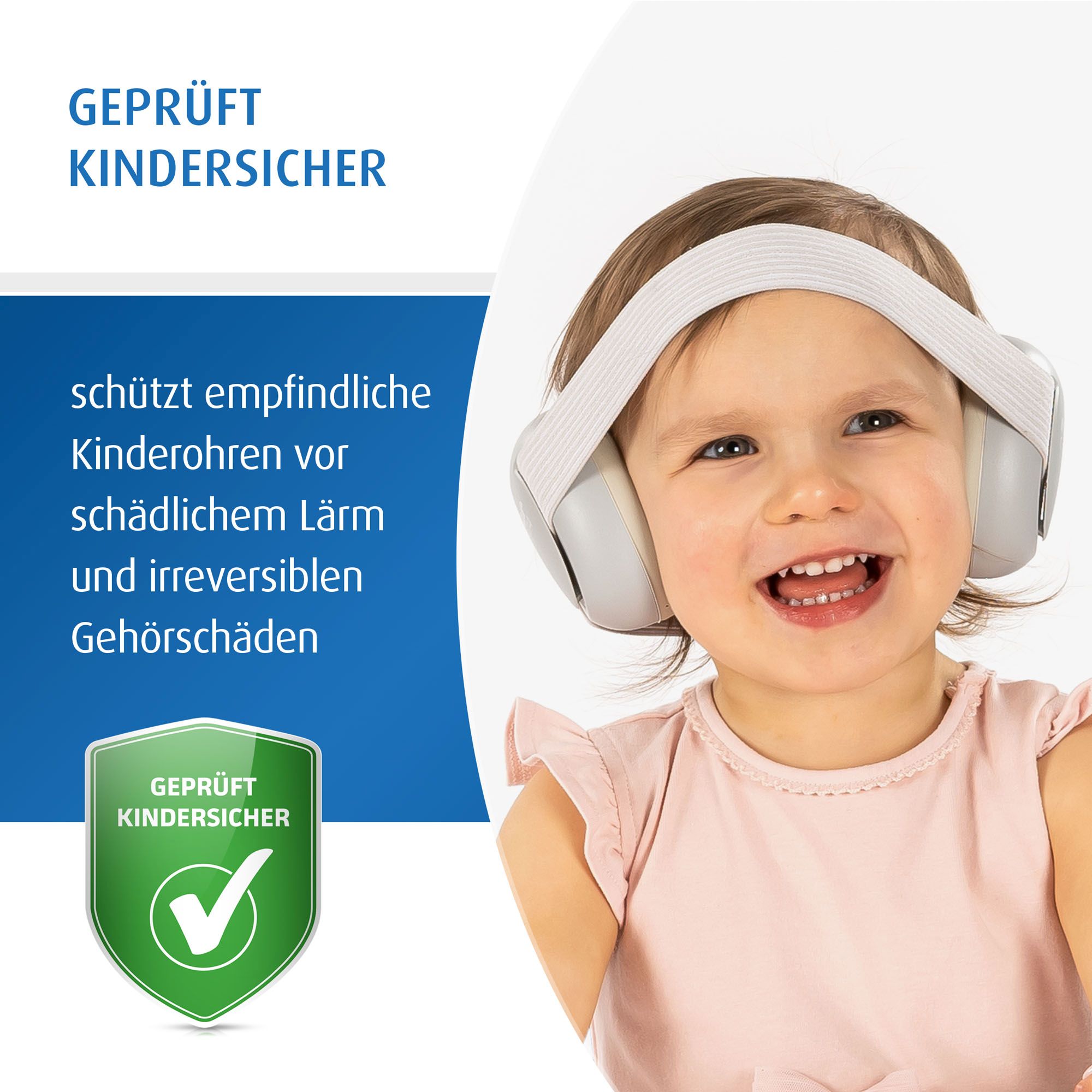 SilentGuard Baby Kapselgehörschutz, grau