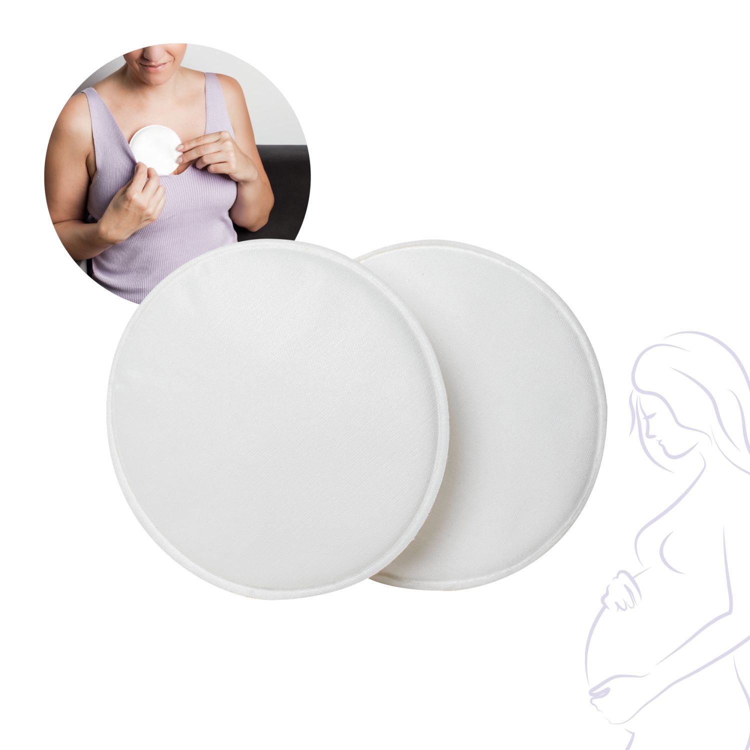 reer mama Washable nursing pads 