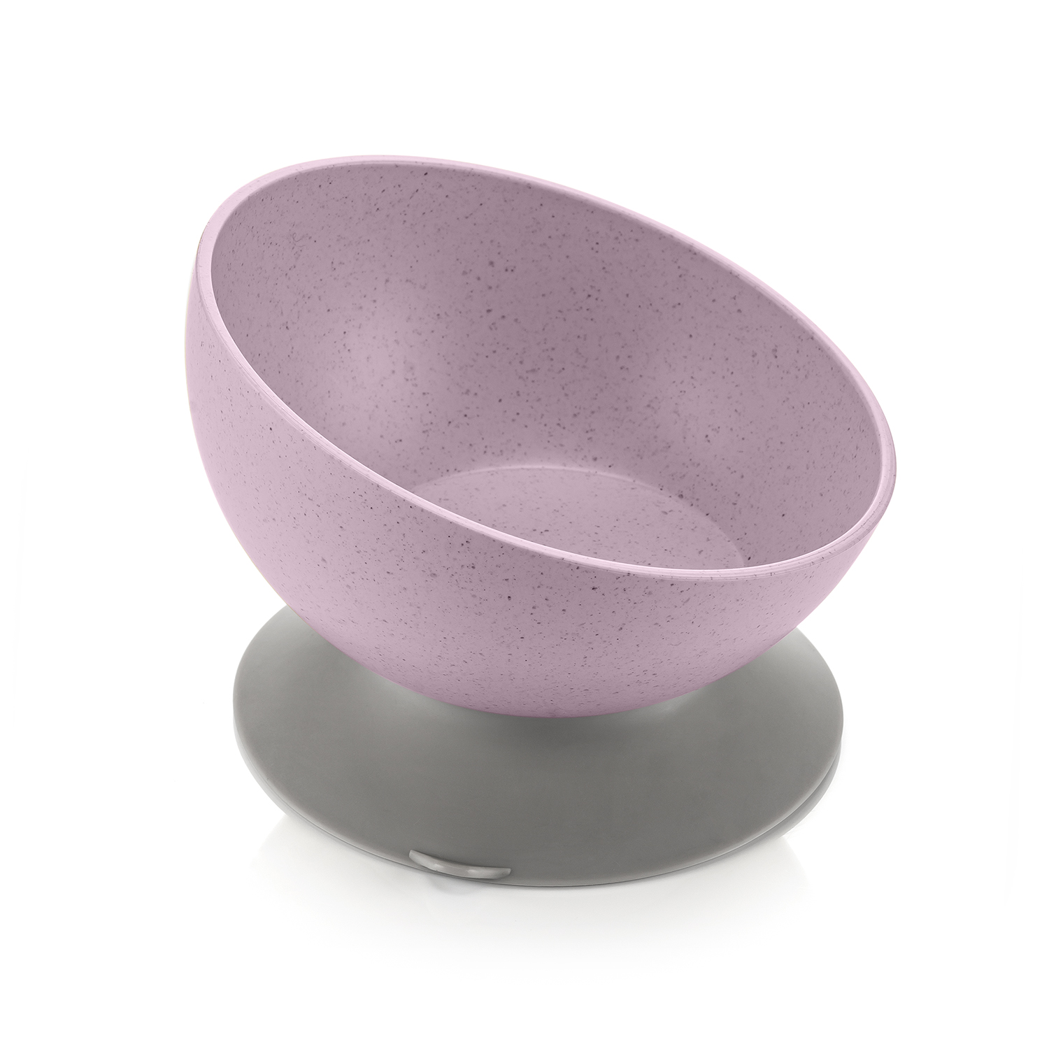 Growing Learning bowl with suction cup, pink