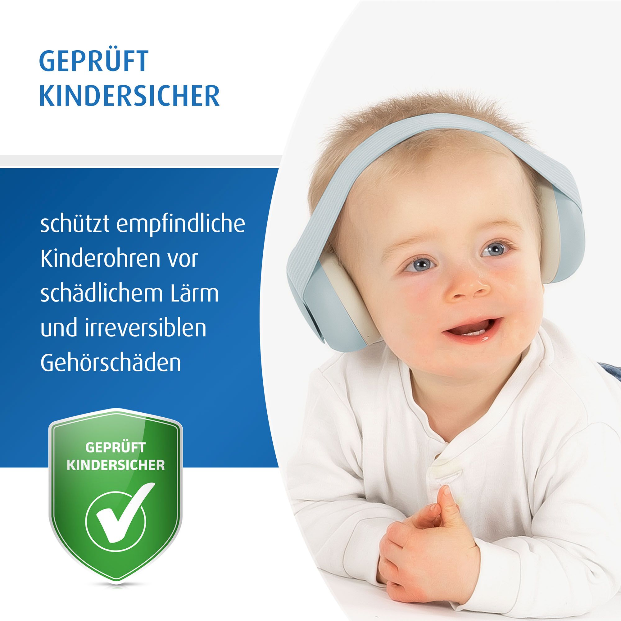 SilentGuard Baby Kapselgehörschutz, himmelblau