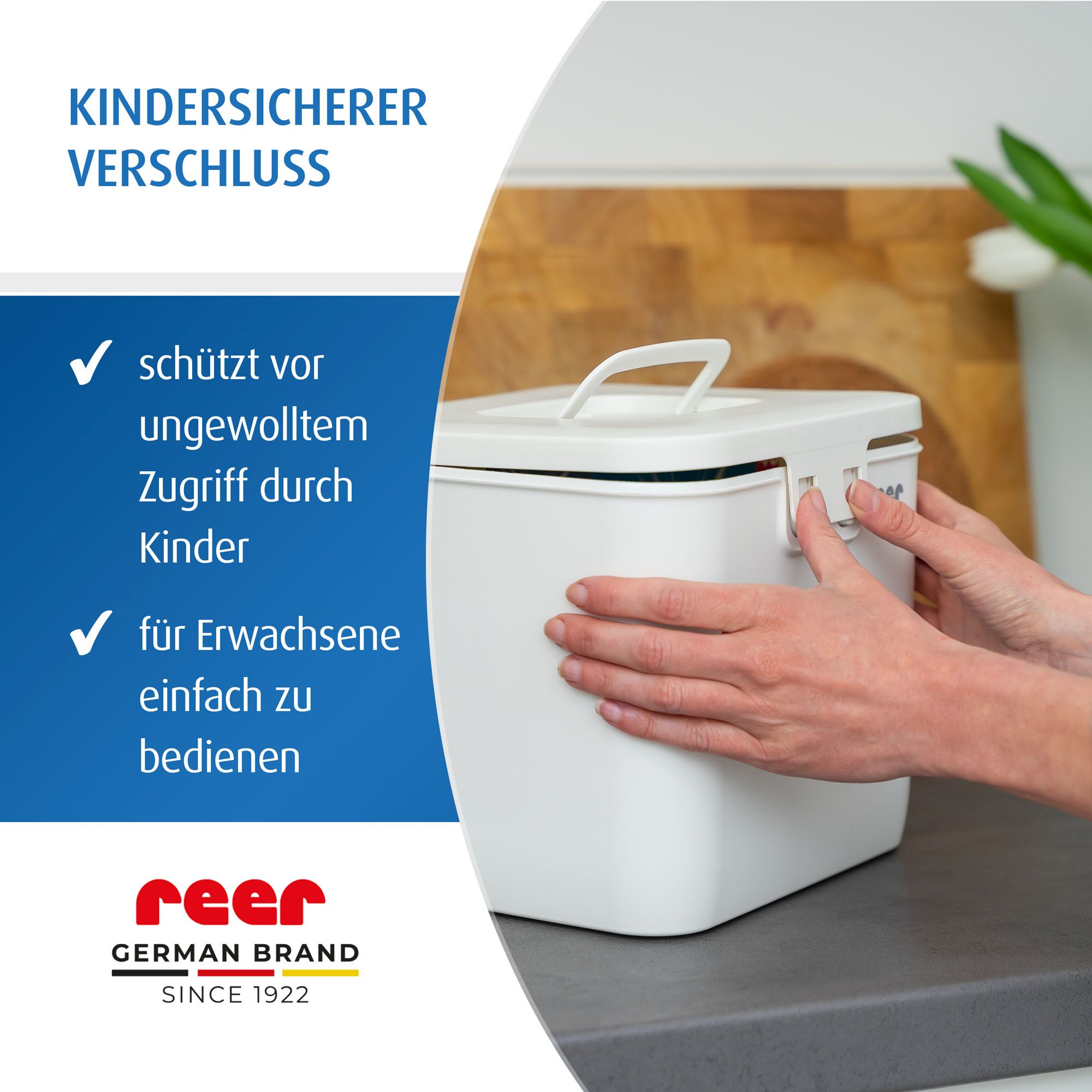 SafeContainer Kindersichere Aufbewahrungsbox