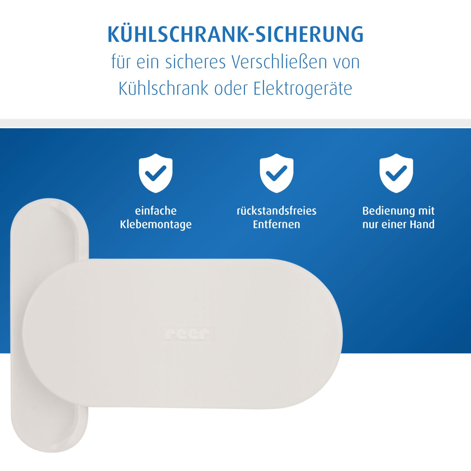 Kühlschrank-Sicherung, weiß