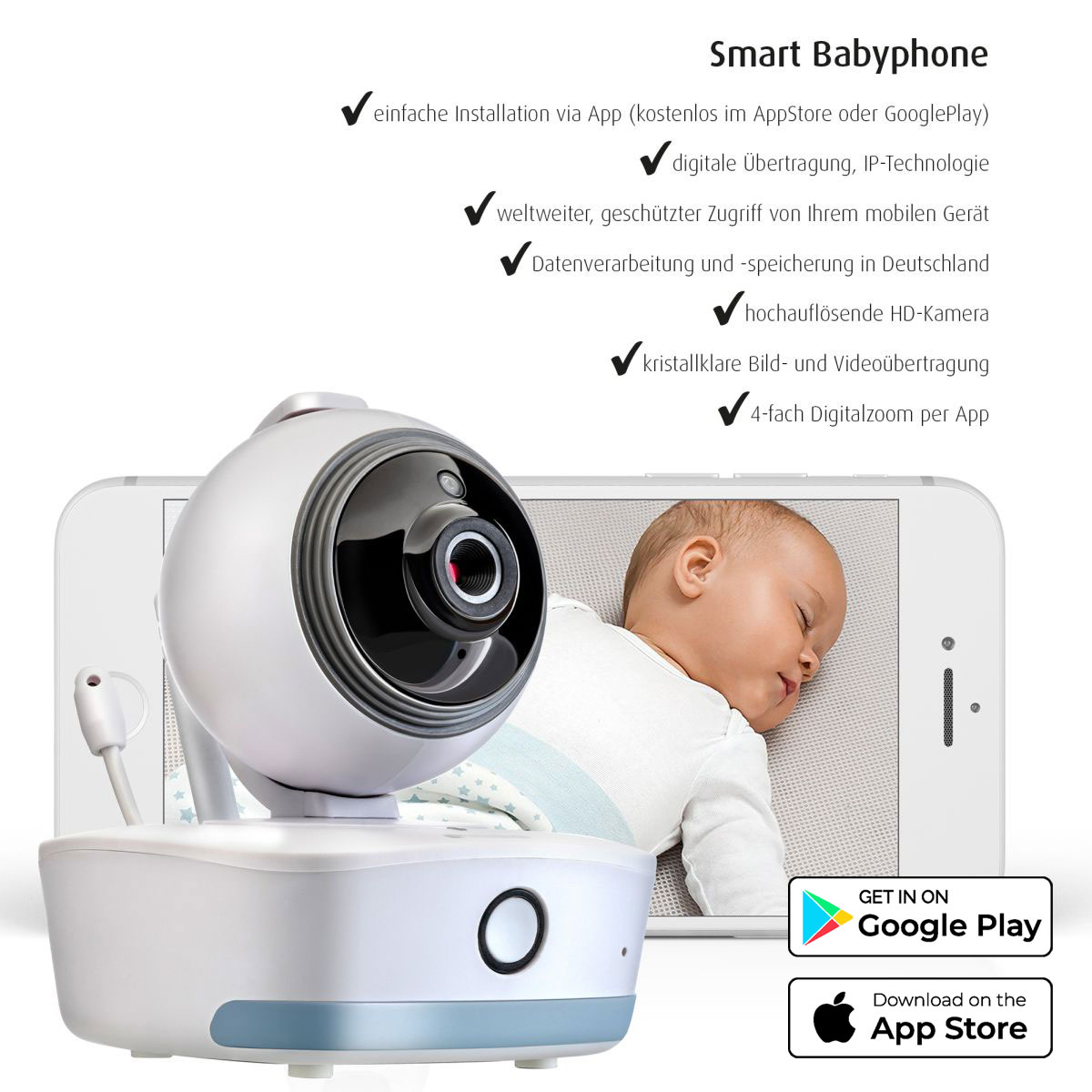 Smart-Babyphone Move BabyCam IP