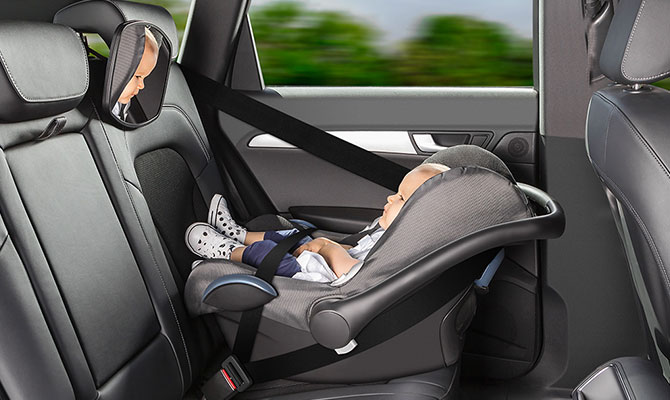 auvstar Neues Upgrade Spiegel Auto Baby Rückbank,Rückspiegel Baby Auto mit  Metall Clip,360°Drehbar Bruchsicherer Baby Autospiegel für Baby,Groß Vision  Rücksitzspiegel Baby : : Baby