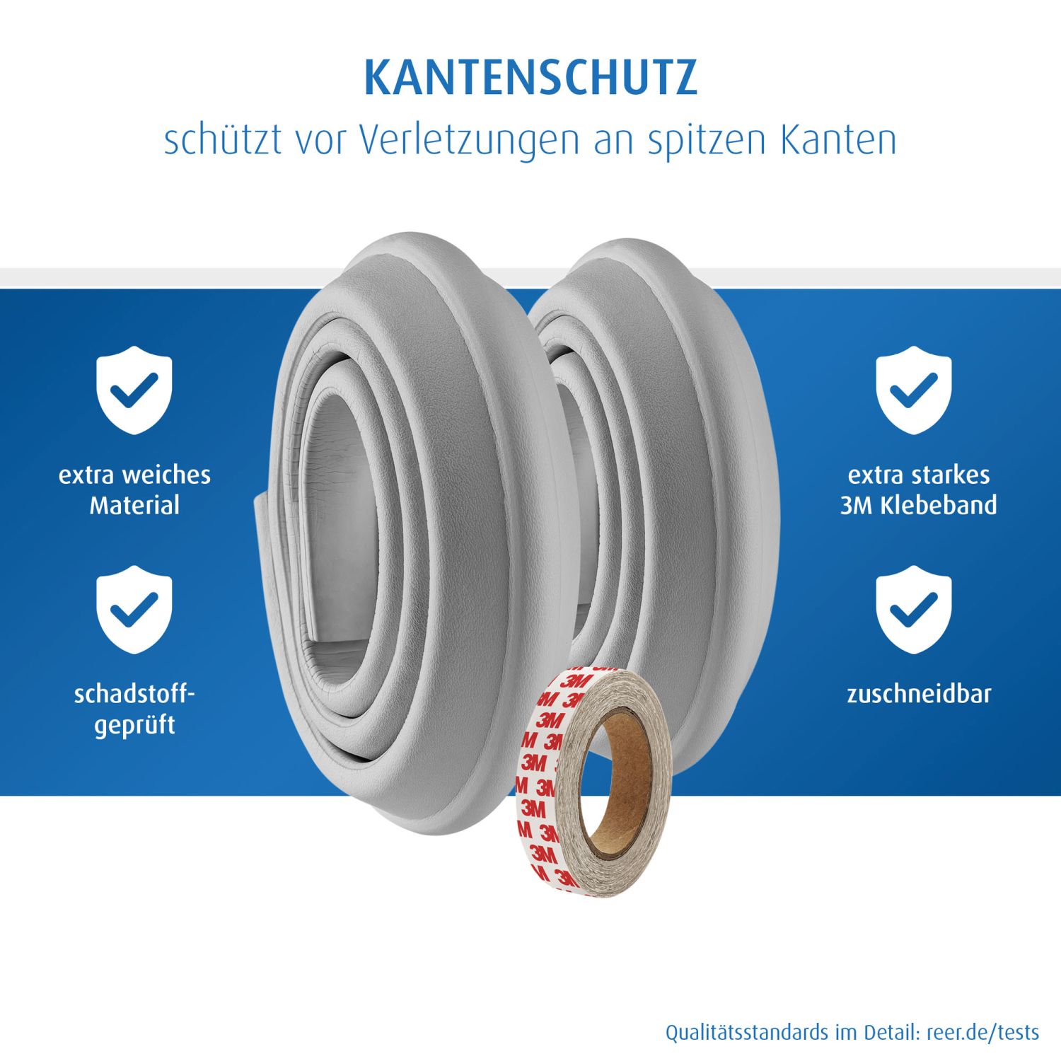 Kantenschutz soft, grau