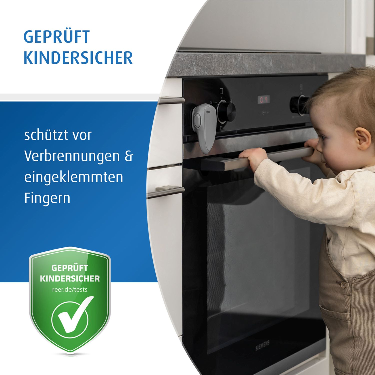 Backofen-Kindersicherung